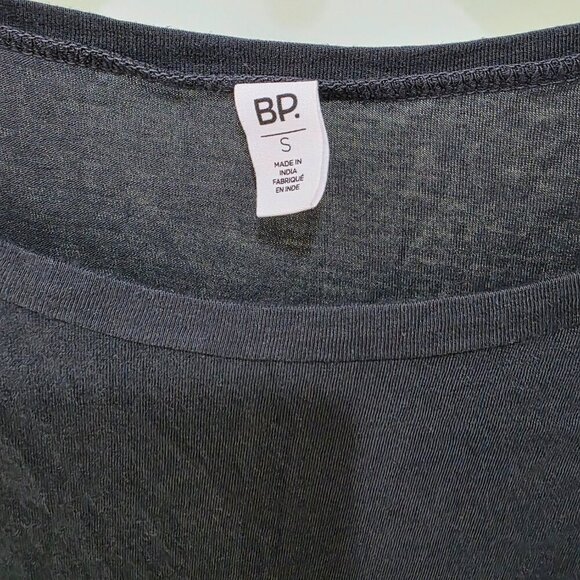 BP Women’s Grey Peplum Hem T-Shirt – Size S – Casual Short Sleeve Top - Picture 2 of 6